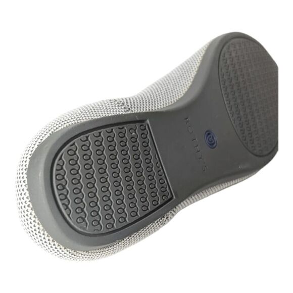 ROTHY'S The Point "Grey Point Red Piping' Flats - Picture 9 of 10